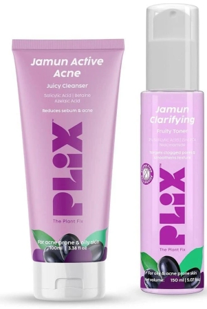 plix-jamun-active-acne-regime-with-toner-cleanser-to-unclog-pores-reduce-acnepack-of-2