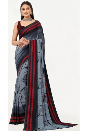 leelavati-grey-georgette-saree-with-blouse-piece-pack-of-1-grey