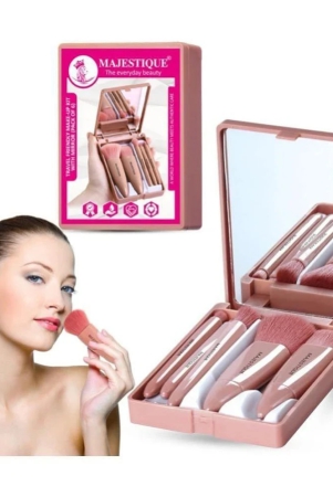 majestique-travel-friendly-make-up-kit-with-mirror-ultra-soft-bristles-for-face-lip-eye-6-pcs