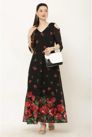 vivient-womens-floral-print-v-neck-georgette-maxi-dress-l