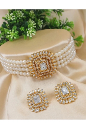 padmavati-bangles-white-alloy-necklace-set-pack-of-1-white