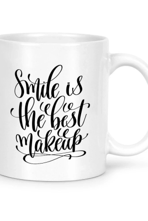 idream-quote-printed-ceramic-coffee-mug-1-pcs-330-ml-white