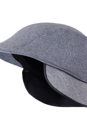 zacharias-gray-woollen-mens-cap-pack-of-1-gray