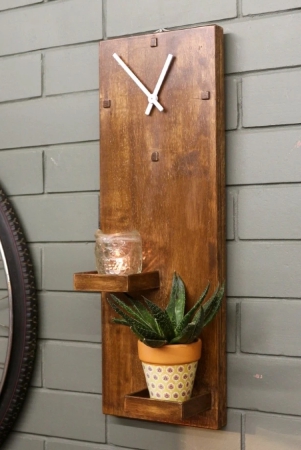 wall-clock-with-planter-space