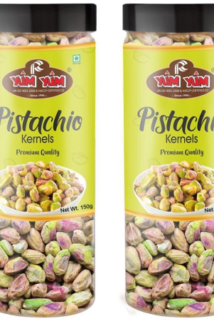 yum-yum-premium-unsalted-pista-kernels-without-shell-300g-jar-pack-of-2-150g-each-pistachios