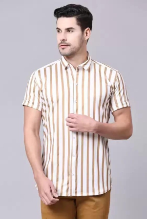 Men Regular Fit Striped Casual Shirt