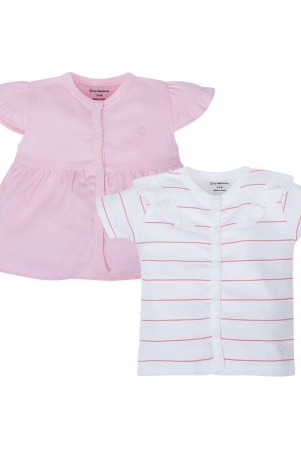 my-milestones-t-shirt-half-sleeves-girls-white-stripes-pink-2pc-pack-3-6m-none