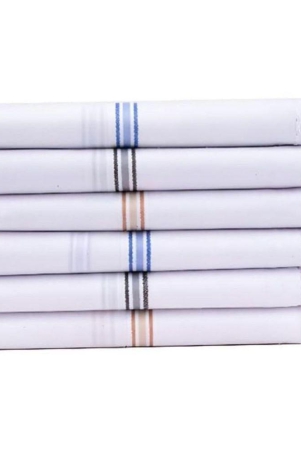 thriftkart-white-cotton-mens-handkerchief-pack-of-6-white