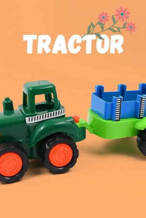 tractor-with-trolley-toy-friction-power-tractor-1-pc