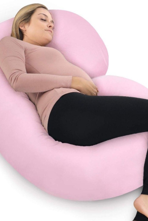 mellifluous-ultra-soft-velvet-fibre-c-shaped-pregnancy-pillowsupport-body-pillow-for-pregnant-women-with-zippered-cover-pink