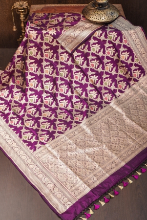 purple-exquisite-banarasi-meenakari-jaal-katan-saree-silk-mark-certified