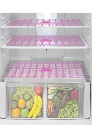 revexo-set-of-3-pvc-pink-fridge-mats-pink