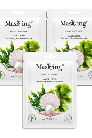 Masking - Radiant Glow Sheet Mask for All Skin Type (Pack of 3)