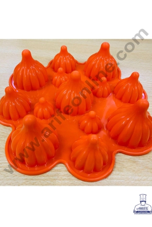 Cake Decor Modak Shape 13 Cavity Mix Size Chocolate Mould, Ganesh Chaturti Festivals