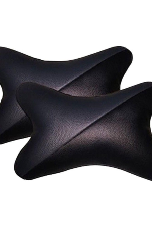 kozdiko-black-gray-car-seat-neck-rest-pillow-cushion-set-of-2