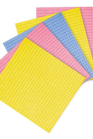 spotzero-by-milton-sponge-wipe-set-of-5-multicolour