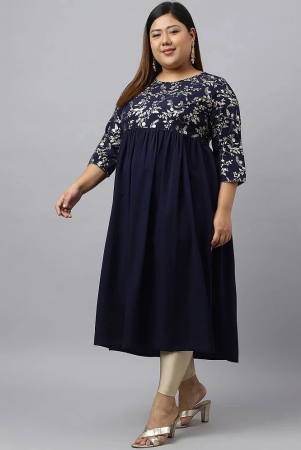 janasya-crepe-printed-nayra-womens-kurti-navy-blue-pack-of-1-none