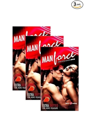 manforce-strawberry-set-of-3-condom-set-of-3-30-sheets