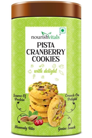 nourishvitals-pista-cranberry-cookies-heavenly-bites-source-of-protein-crunchy-delights-genius-snack-120g