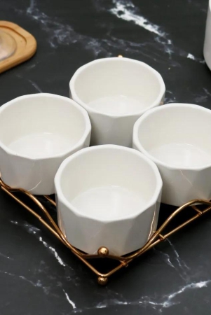 ceramic-white-bowl-set-with-metal-stand-set-of-4