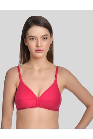 aimly-fluorescent-pink-cotton-non-padded-womens-t-shirt-bra-pack-of-1-none