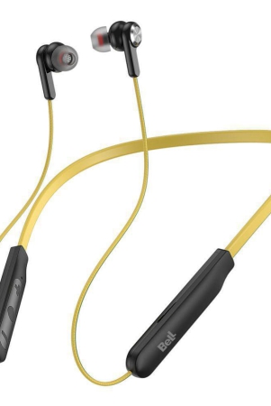 Bell  BLBHS 125  Bluetooth Bluetooth Earphone In Ear Powerfull Bass Yellow