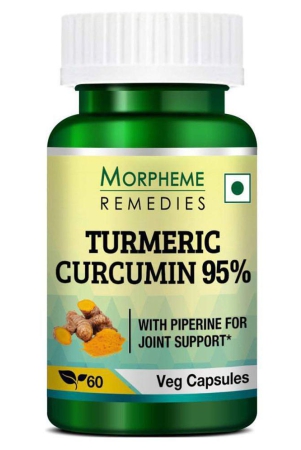 Morpheme Remedies Turmeric Curcumin 95% Curcuminoids-500mg Extract - Capsule 60 no.s