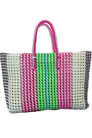 handwoven-striped-plastic-tote-bag