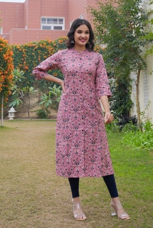 vbuyz-rayon-printed-straight-womens-kurti-pink-pack-of-1-none