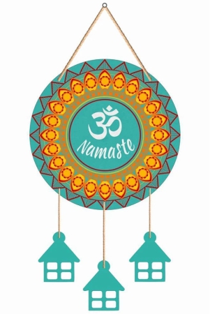 saf-om-namaste-decorative-plate-multi-pack-of-1