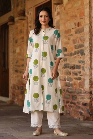 amiras-indian-ethnicwear-cotton-flex-printed-front-slit-womens-kurti-beige-pack-of-1-none