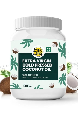 515pm-virgin-coconut-oil-cold-pressed-for-hair-baby-skin-cooking-raw-unrefined-500ml