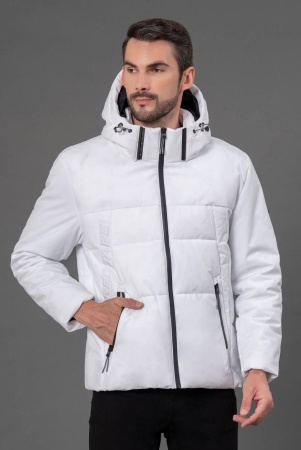 RedTape Hooded Jacket for Men | Padded & Detachable Hood | Enhanced Comfort