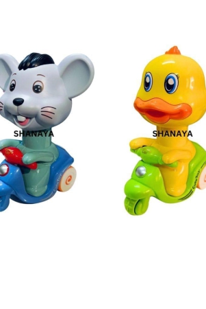 shanaya-unbreakable-press-and-go-toys-pull-back-for-infants-toddlers-kids-babies-girls-boys-combo-duck-mouse-2-pieces