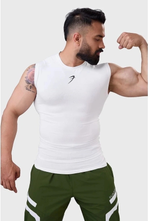 fuaark-white-polyester-slim-fit-mens-tanks-pack-of-1-none