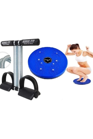 horse-fit-fitness-equipment-double-spring-tummy-trimmer-with-tummy-twister-combo-useful-for-figure-tone-up-weight-loss-making-abs-for-men-women-in-home-gym-multicolor-assorted