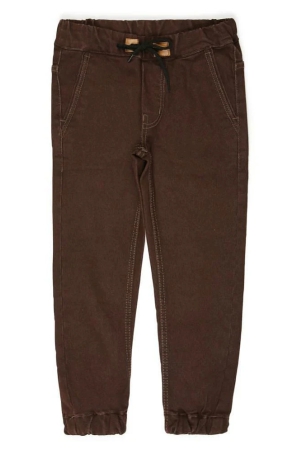 urbano-juniors-boys-brown-slim-fit-jogger-jeans-stretch-none