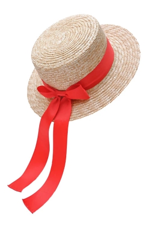 myaraa-red-long-tail-bow-boater-hat