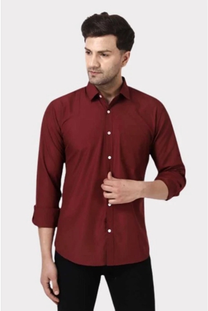 springberry-100-cotton-slim-fit-maroon-mens-casual-shirt-pack-of-1-none