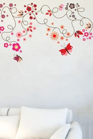 decor-villa-magenta-flowers-vinyl-wall-stickers