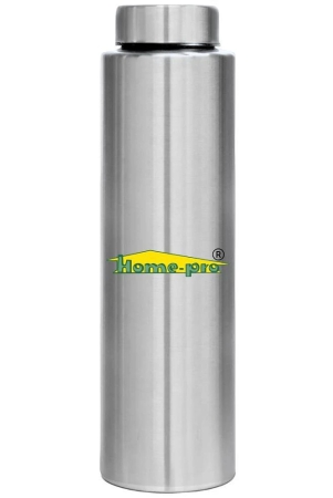 homepro-stainless-steel-bottle-100-leak-proof-pack-of-1-for-home-gym-fridge-school-office-trekking-hiking-bottle-silver