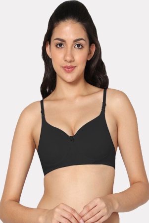 in-care-lingerie-black-cotton-blend-heavily-padded-womens-everyday-bra-pack-of-1-none