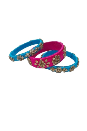 silk-thread-bangles-with-stone-work-in-pink-and-blue