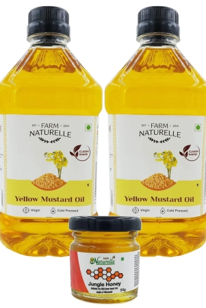 farm-naturelle-100-pure-natural-virgin-cold-pressed-yellow-mustard-seed-cooking-oil-2-ltr-x-2-1-honey-55g