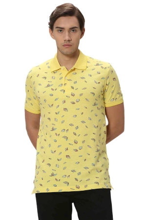 leaf-print-slub-pique-polo-t-shirt