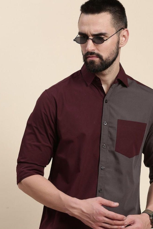 dillinger-100-cotton-regular-fit-colorblock-full-sleeves-mens-casual-shirt-wine-pack-of-1-none