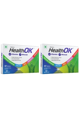 health-ok-multivitamin-with-natural-ginseng-taurine-power-daily-energy-alertness-vitamin-d-c-other-17-multivitamins-minerals-for-overall-health-10-tablets-x-pack-of-2