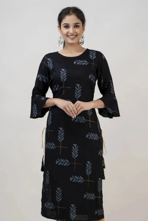 mauka-black-rayon-womens-straight-kurti-pack-of-1-none