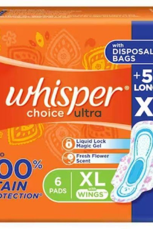 whisper-choice-sanitary-pads-with-wings-xl-6-pads