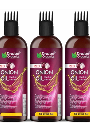 dravida-organics-red-onion-oil-for-controls-hair-fall-and-hair-growth-100-ml-pack-of-3